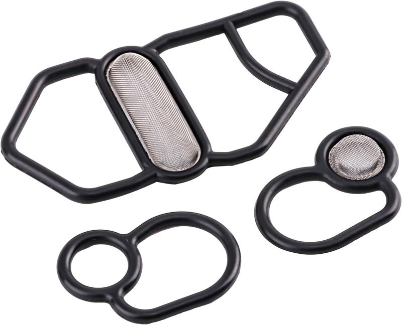 Cybal 15825-P08-005 36172-P08-015 36172-P08-005 Head Cylinder Solenoid Spool VTEC Valve Gasket Set Fit 92-05 ACURA INTEGRA/NSX HONDA CIVIC/CIVIC DEL SOL 1.5L/1.6L/1.7L/1.8L/3.0L/3.2L 0396578,0396620,0396577 - Image 1